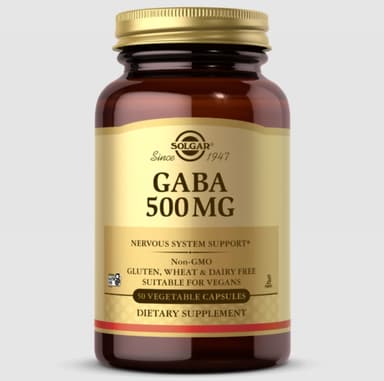 Solgar GABA 500mg, 50's