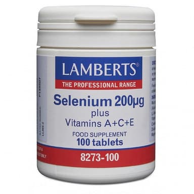 Lamberts Selenium 200mg with A, C & E, 100's