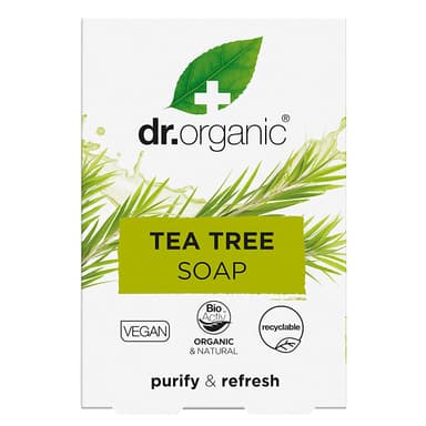 Dr. Organic Tea Tree Soap, 100g