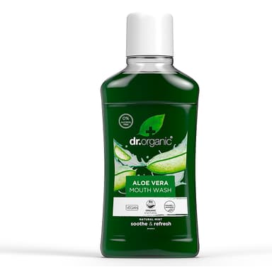 Dr. Organic Aloe Vera Mouth Wash, 500ml