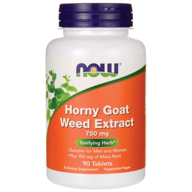 Now Horny Goat Weed Extract 750mg, 90's