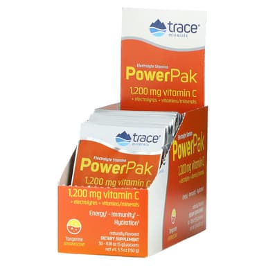 Trace Minerals Power PAK Electrolyte Sachets Orange Blast, 30's