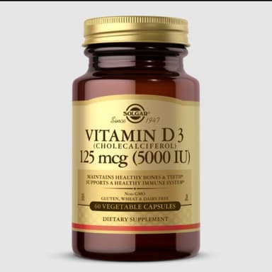 Solgar Vitamin D3 5000IU, 100's